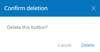 Confirming button deletion